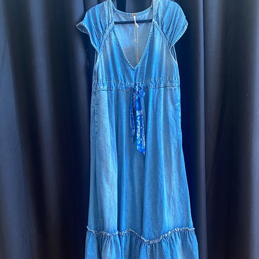 Free People denim dress - Picture 5 of 7